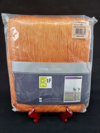 Rideau de fils - orange