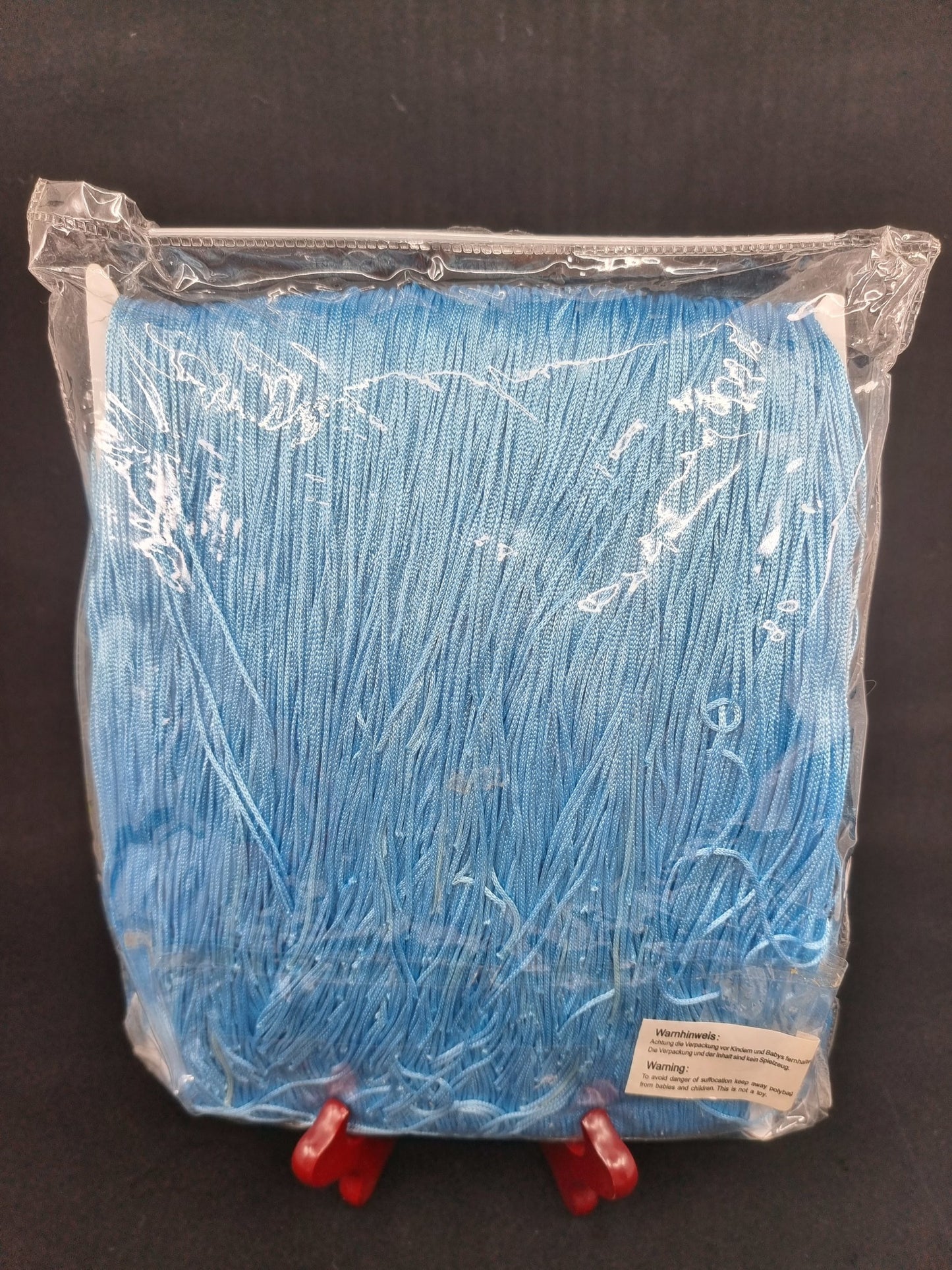 Rideau de fils - bleu