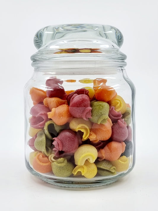 Bonbonnière en verre avec couvercle hermétique