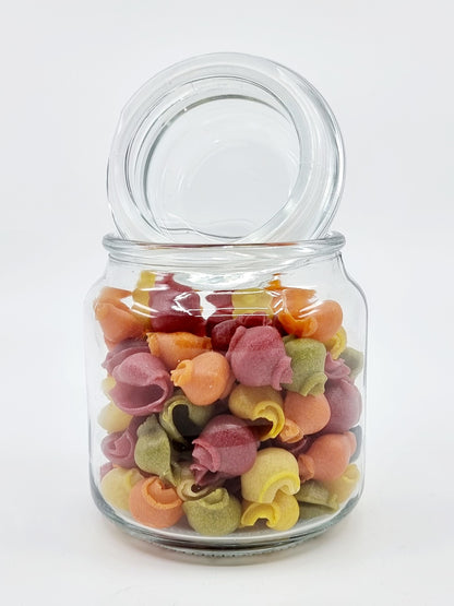 Bonbonnière en verre avec couvercle hermétique