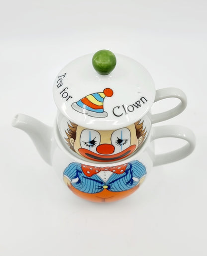 Théière & tasse - Tea for clown