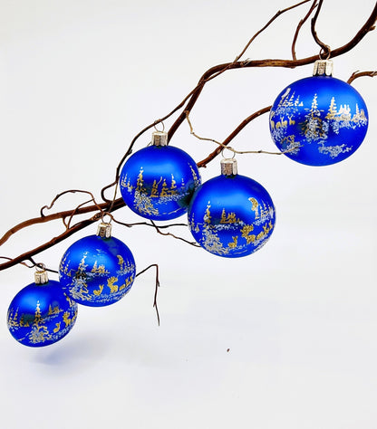 Boule de Noël - Renne (6 pièces)