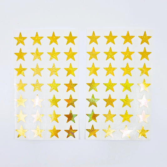 Stickers - étoiles dorées