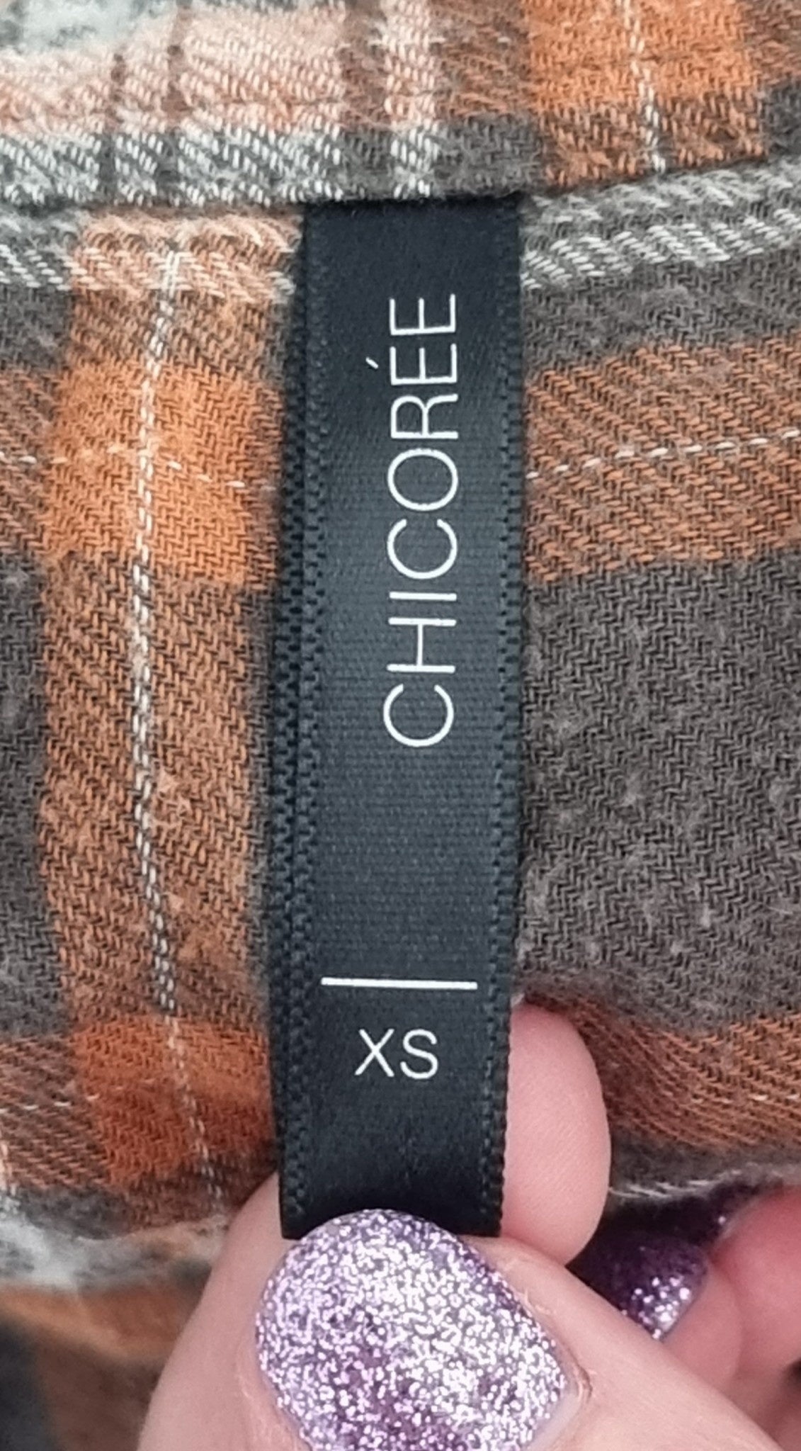 Chemise d'hiver à carreaux (SIZE : XS)