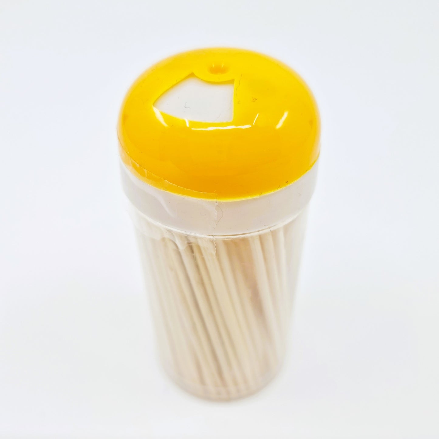 Distributeur de cure-dents - jaune