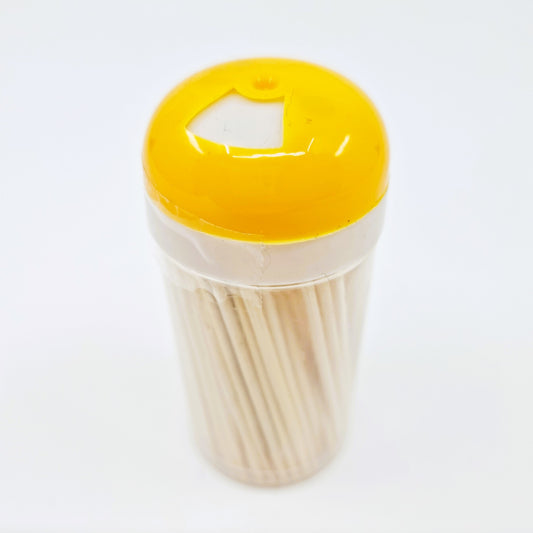 Distributeur de cure-dents - jaune