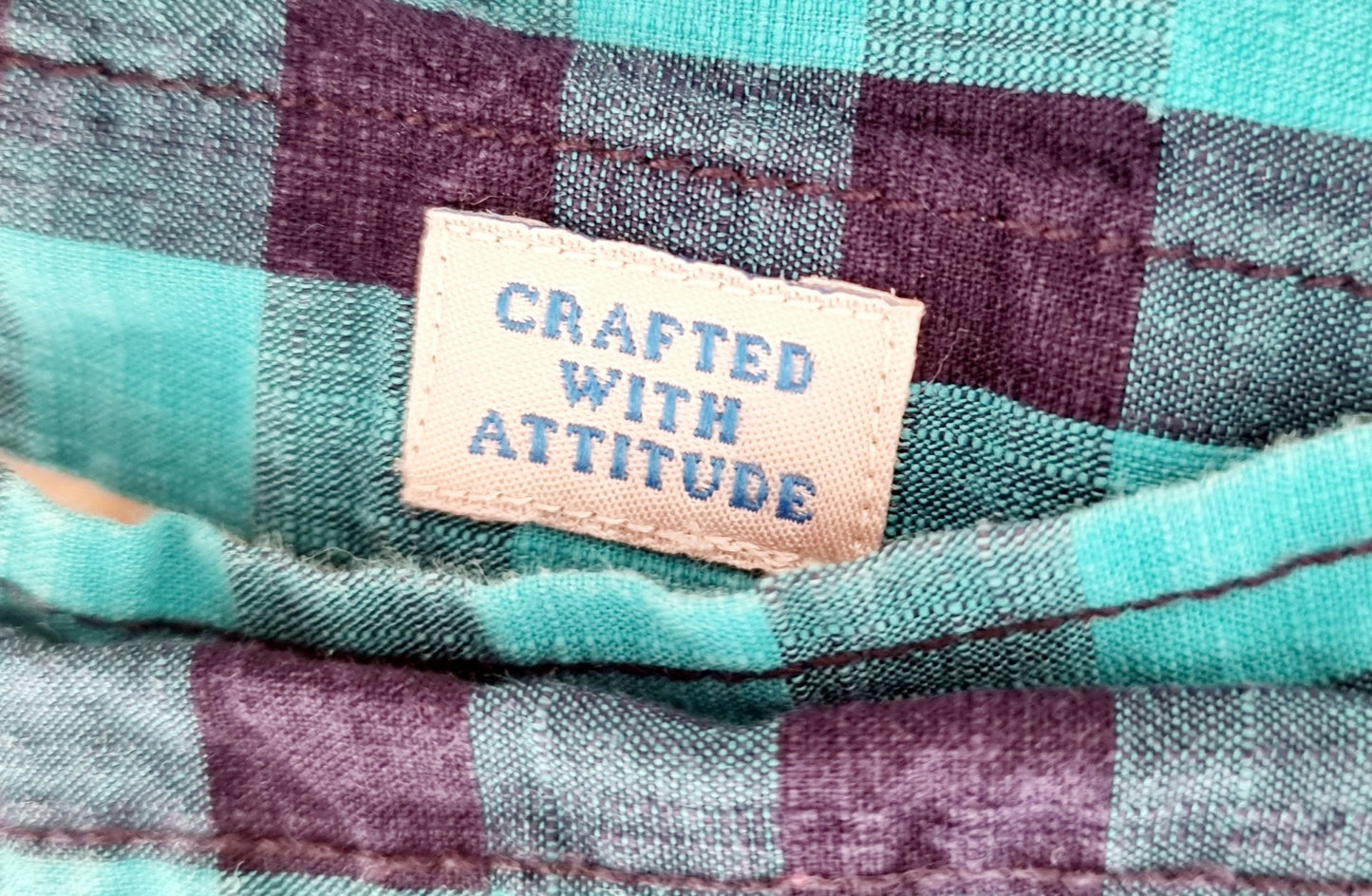 Chemise manches courtes à carreaux (SIZE : S)