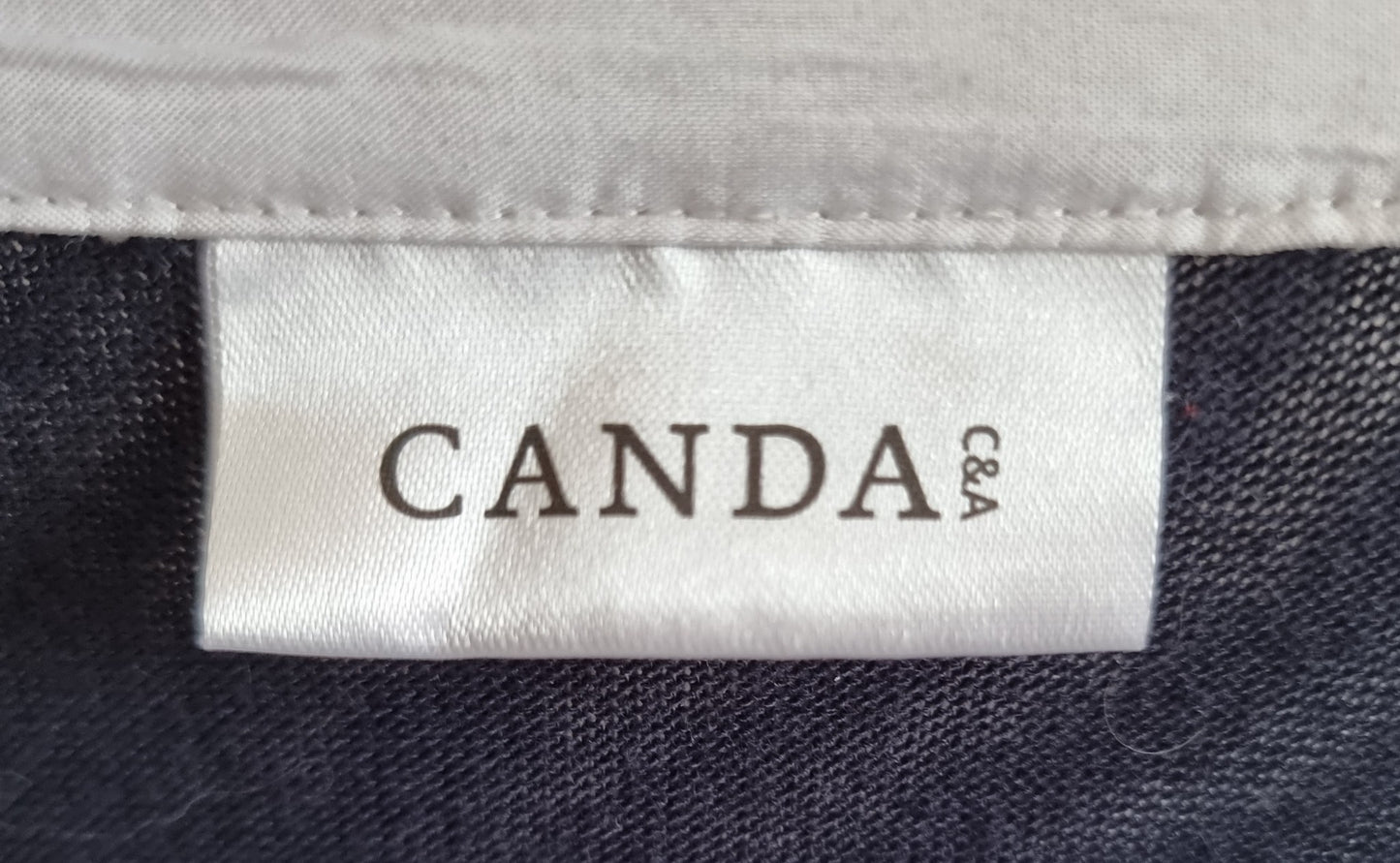 Pull à empiècement chemisier & dentelle (SIZE : EUR 46)