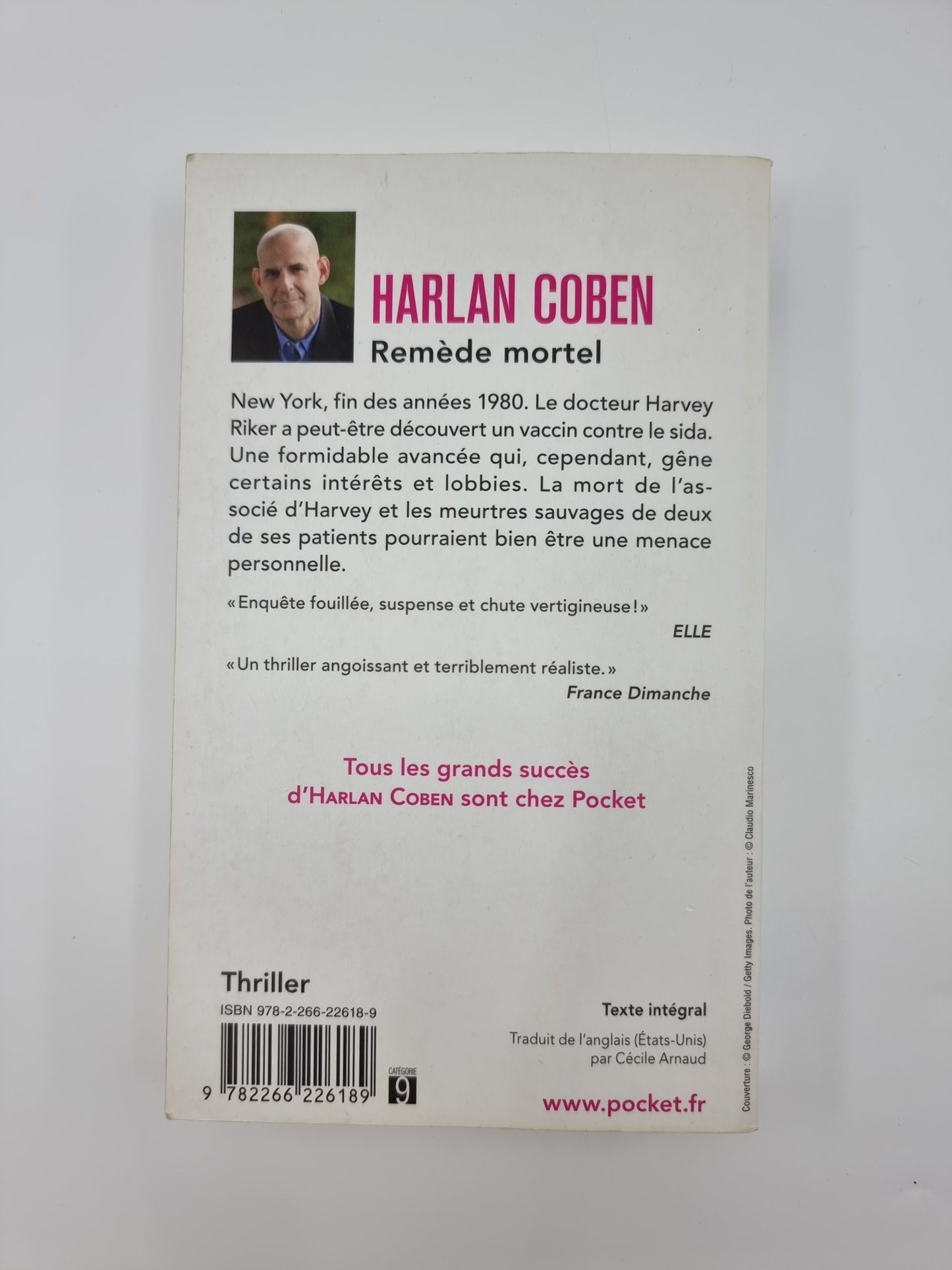 Livre - Remède mortel