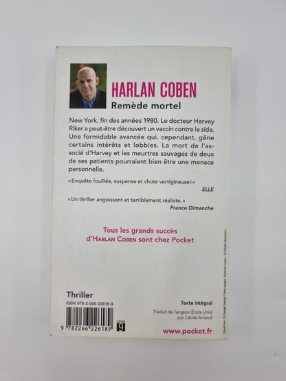 Livre - Remède mortel