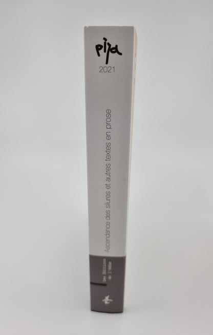 Livre - PIJA 2021, Ascendance des silures et autres textes en prose