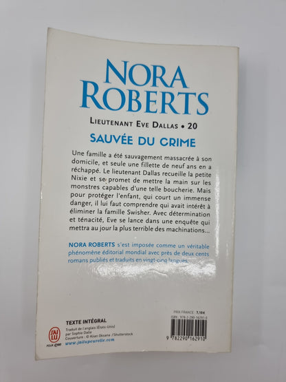 Livre - Lieutenant Eve Dallas - Tome 20 : Sauvée du crime