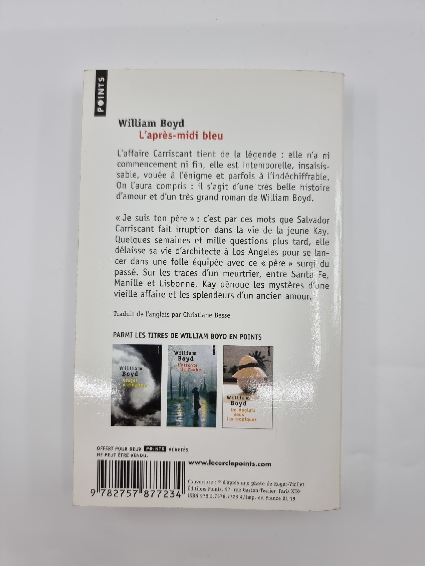 Livre - L'après-midi bleu