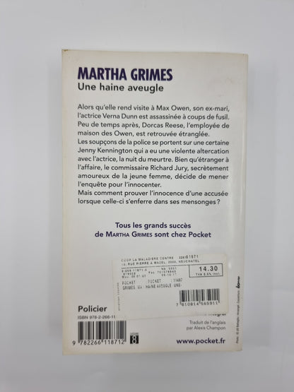 Livre - Une haine aveugle