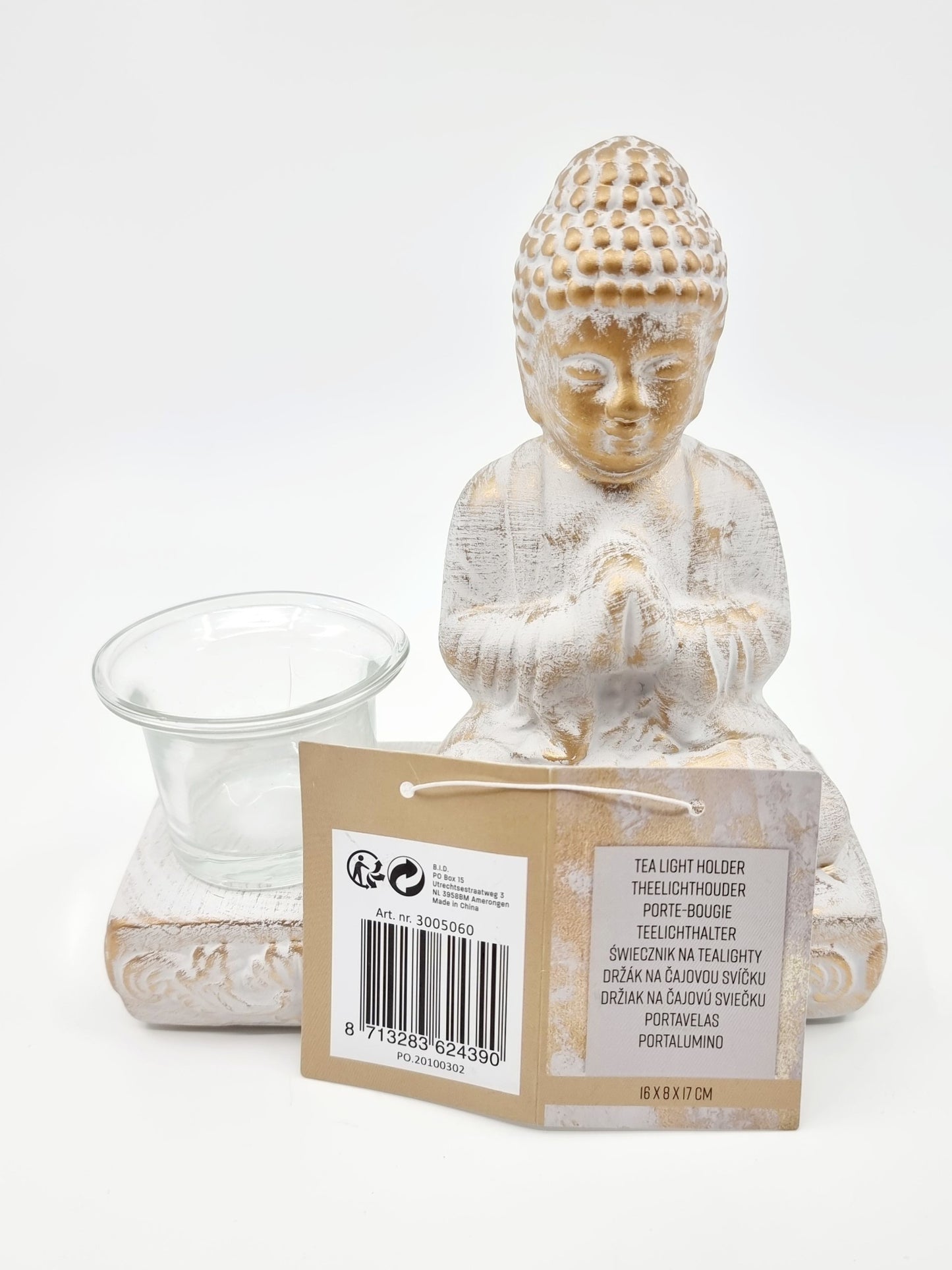 Porte-bougie  bouddha zen