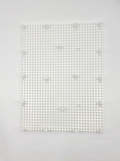 Tableau mosaïque avec picots de couleur