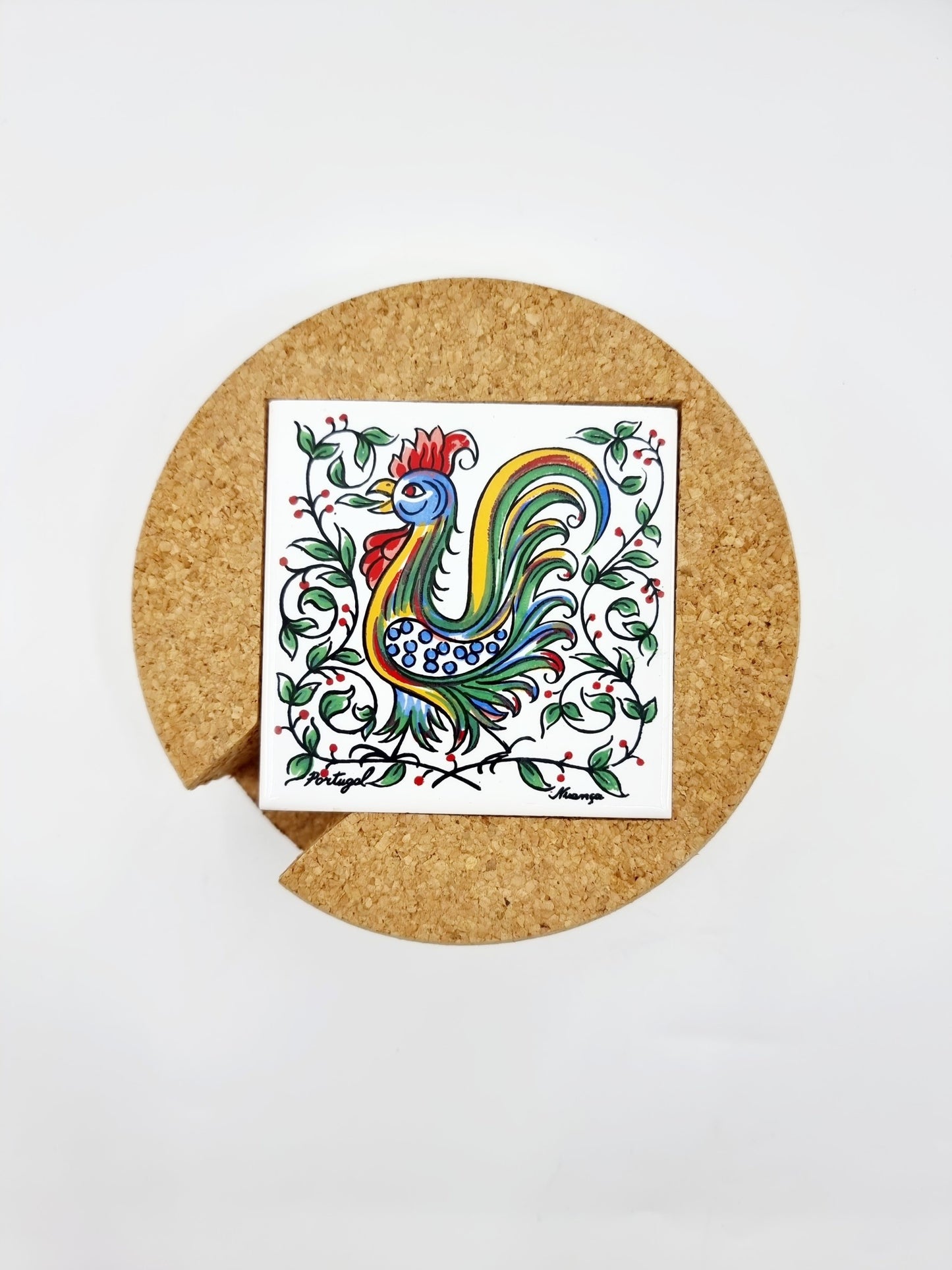 Sous-verre - coq (6 pièces)