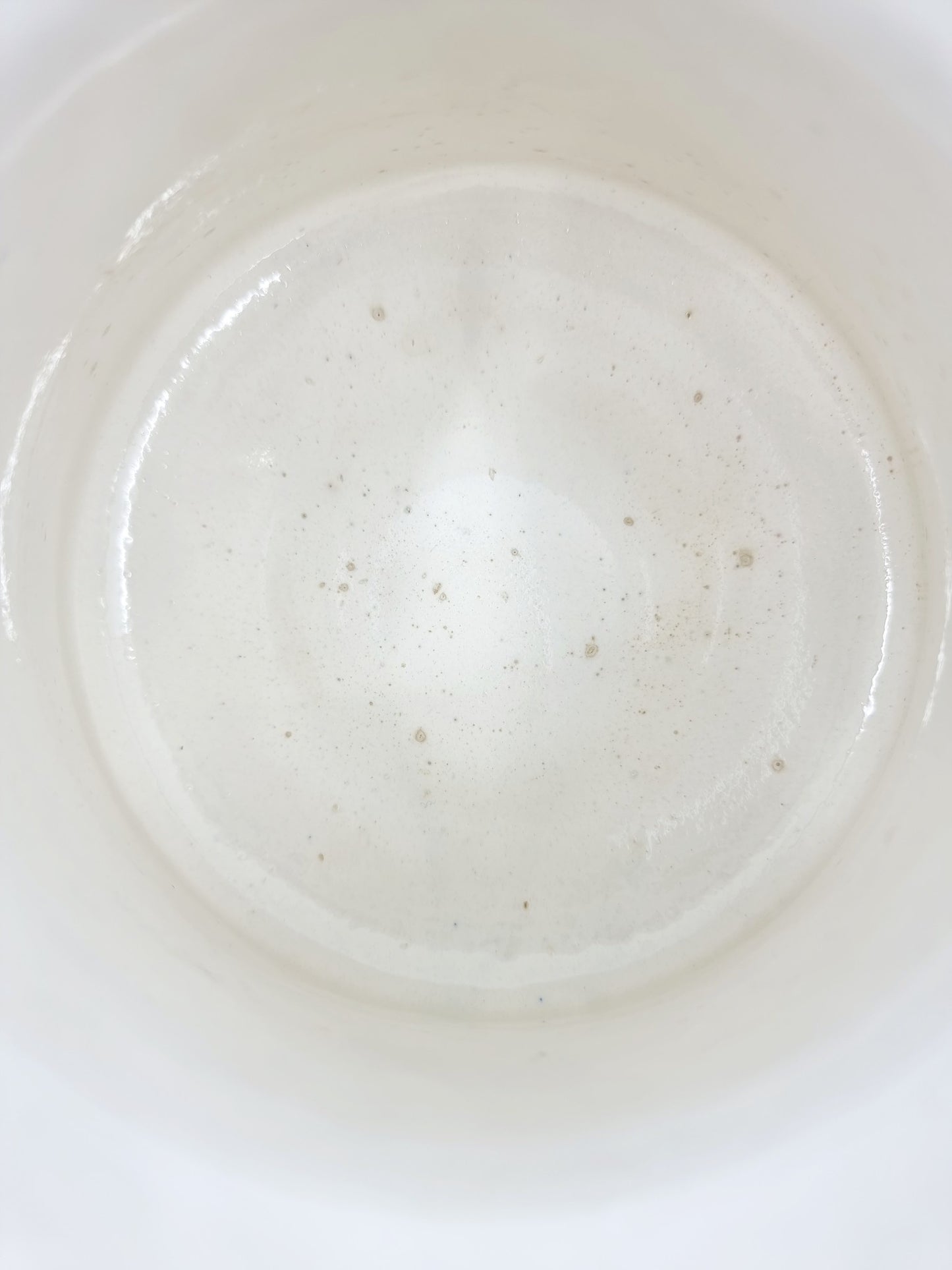 Chaudron à suspendre en porcelaine