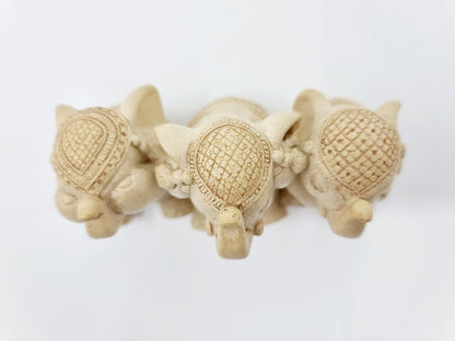 Bibelot - Eléphants de la sagesse