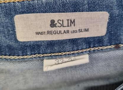 Jeans clair regular & slim (SIZE : 33x32)