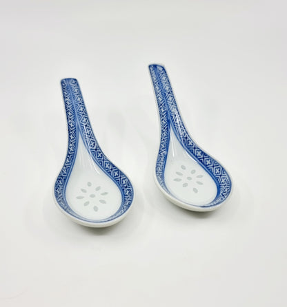 Asian Soup Spoons Ceramic (4 pièces)