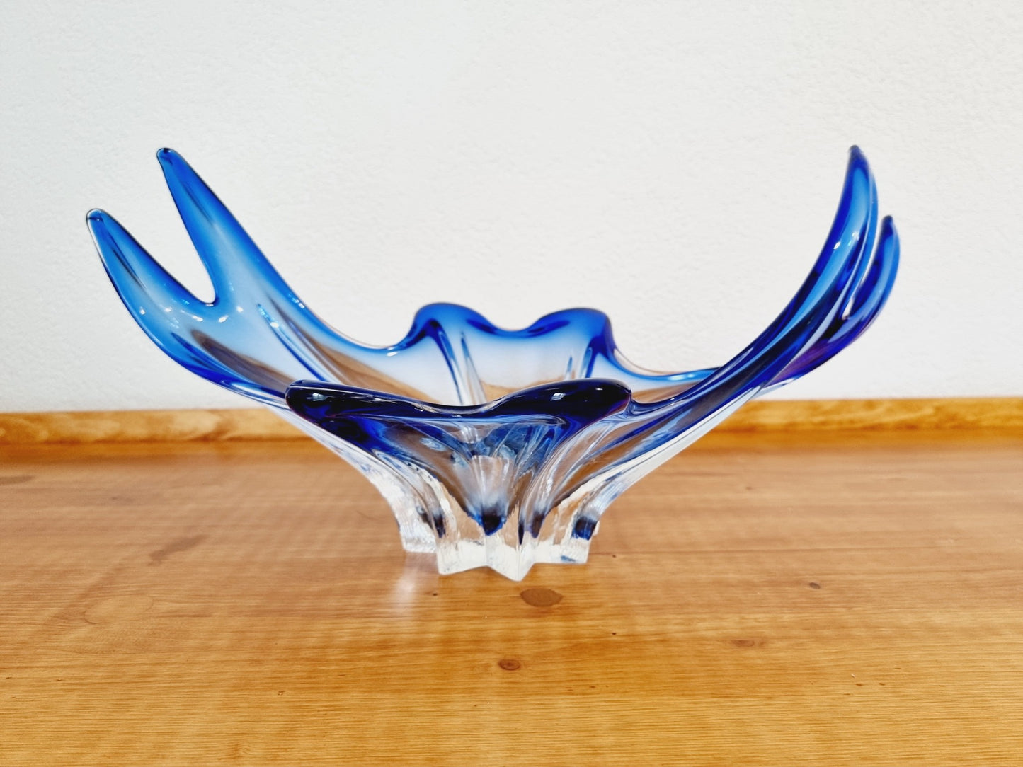 Coupe à fruits en verre style Murano