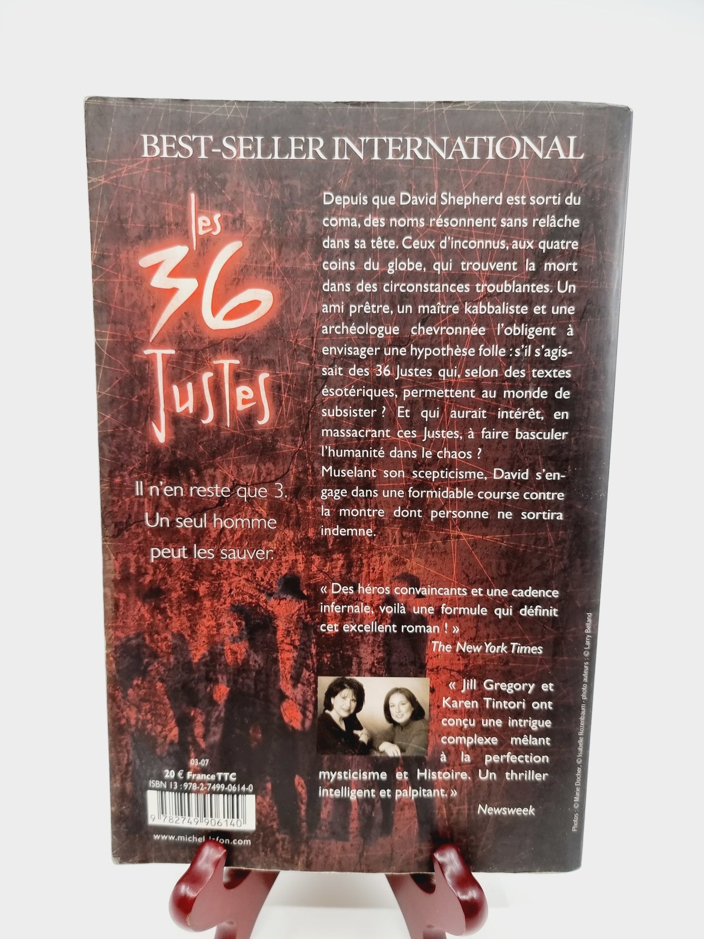 Livre - Les 36 Justes, il n’en reste que trois. Un seul homme peut les sauver
