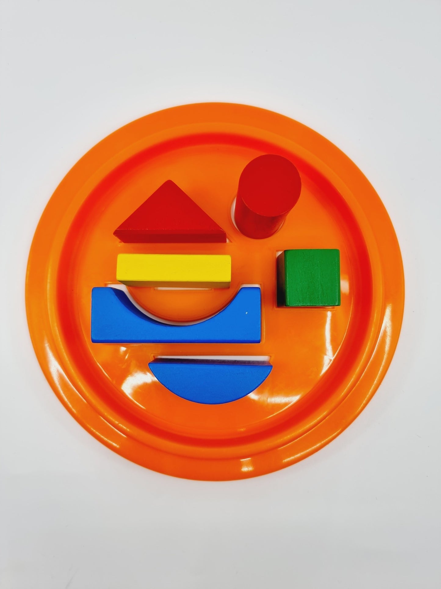 Seau plots de construction en bois (100 pièces)