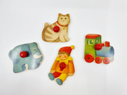 Puzzle à encastrement en bois