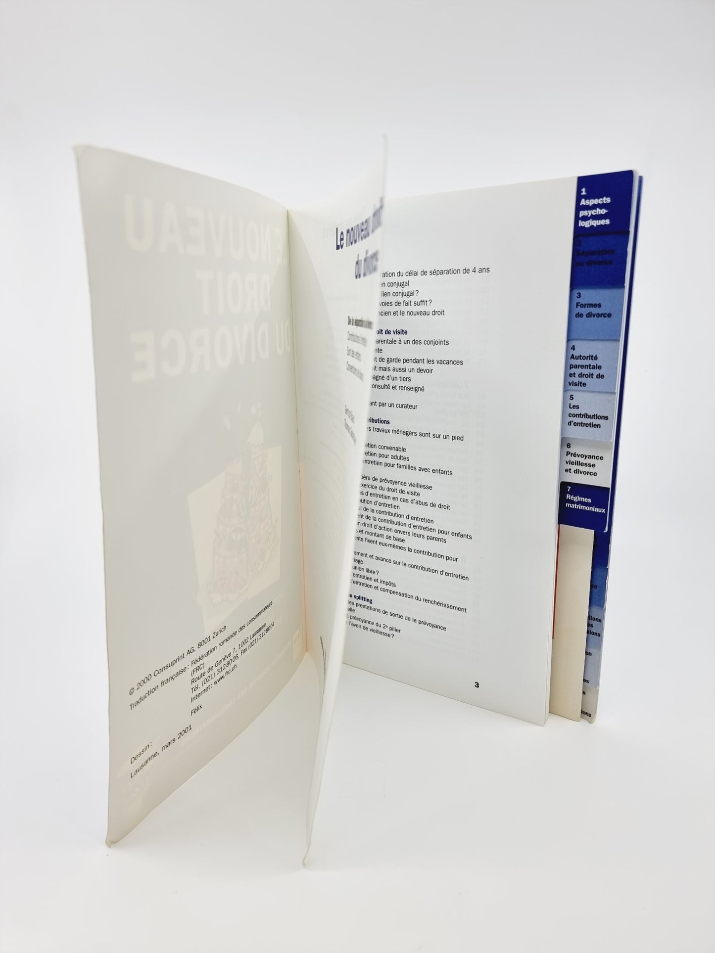 Livre - Le nouveau droit du divorce, entré en vigueur le 1er janvier 2000