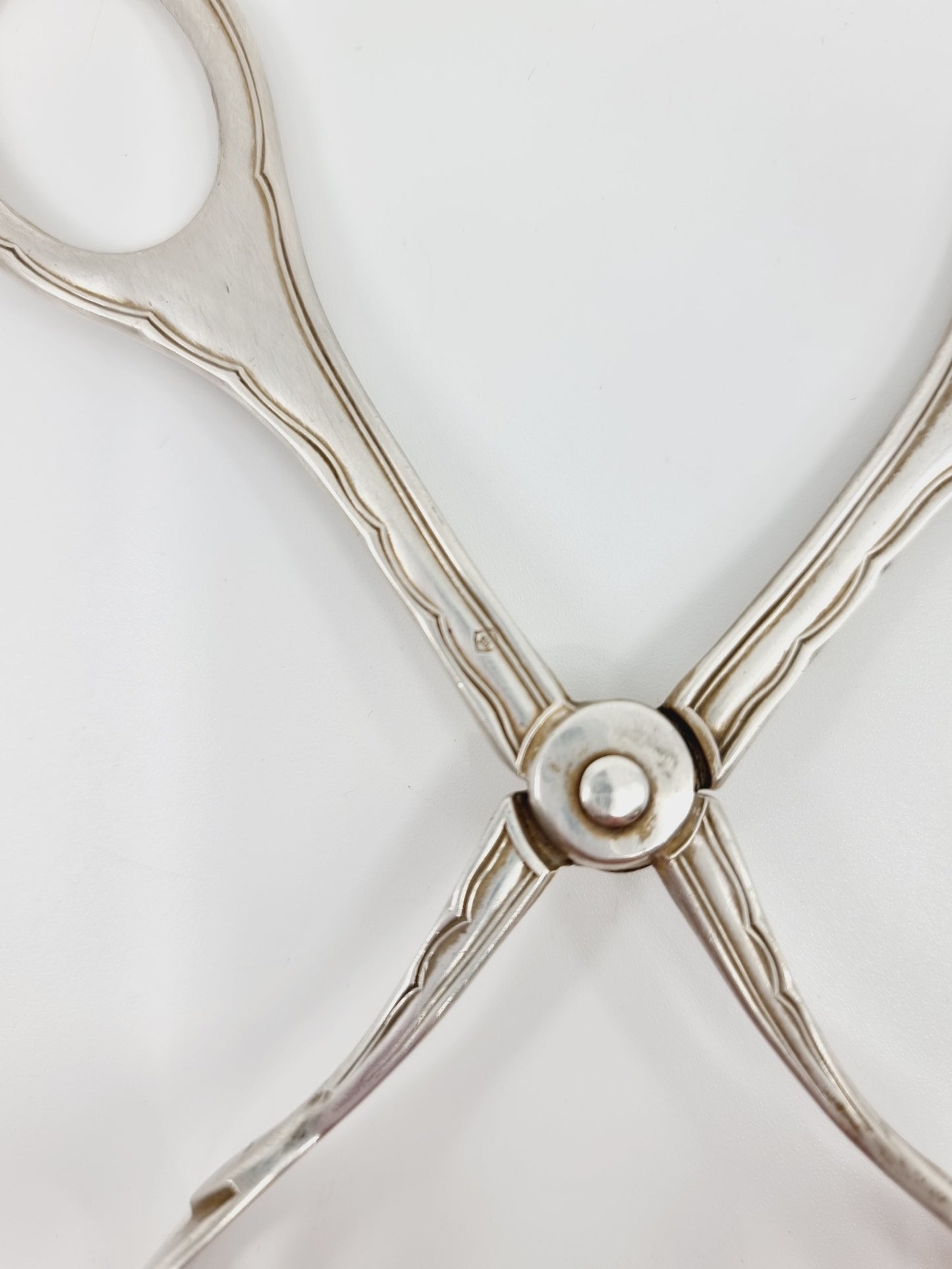 Pince à sucre en métal argenté