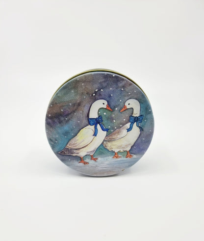 Boîte en alu ronde - oies