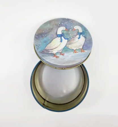 Boîte en alu ronde - oies