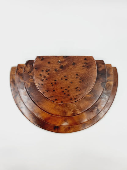 Porte-lettres en bois de cerisier