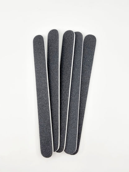 Lime à ongles droite noire 100/180 (5 pièces)