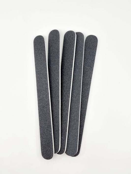 Lime à ongles droite noire 100/180 (5 pièces)