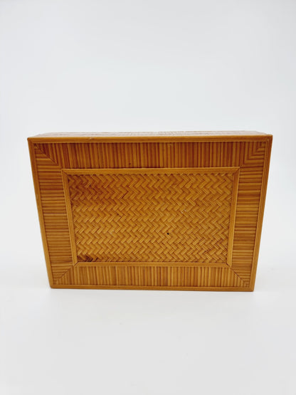 Boîte à bijoux intérieur velours bleu