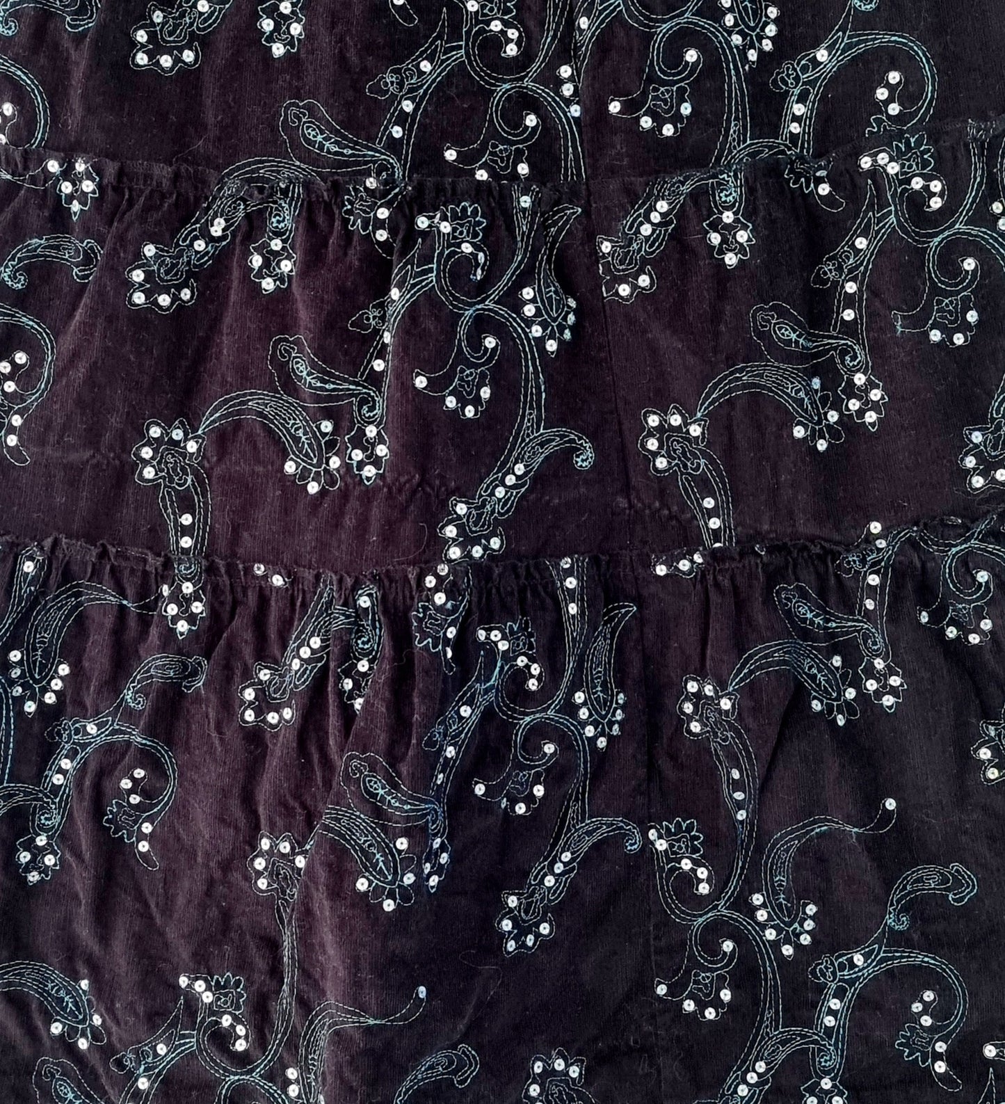 Jupe trapèze motif arabesque (SIZE : 42)