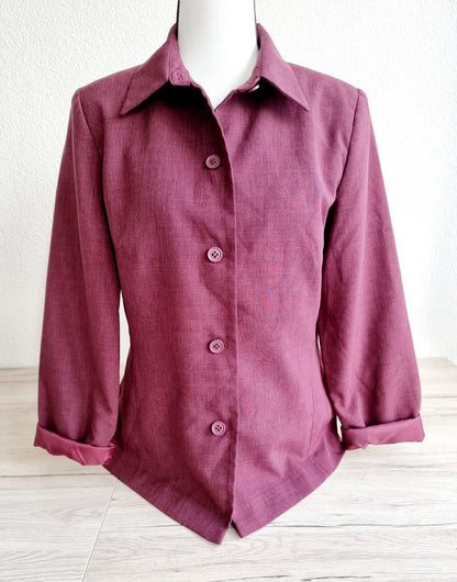 Tailleur blazer & jupe lie de vin (SIZE : 38/40)