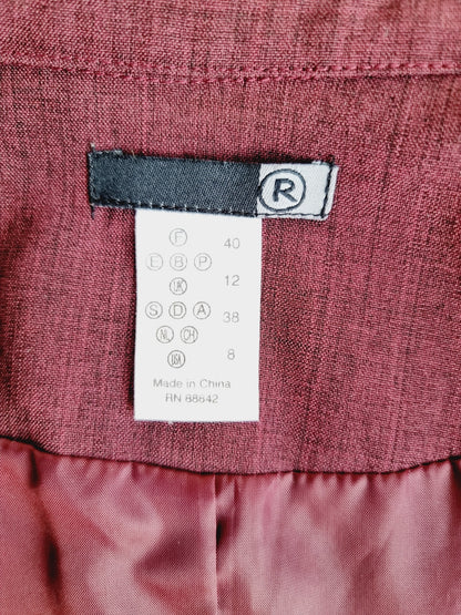 Tailleur blazer & jupe lie de vin (SIZE : 38/40)