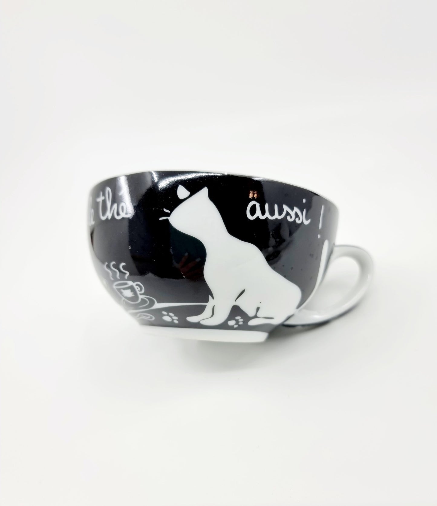 Théière & tasse - Chat