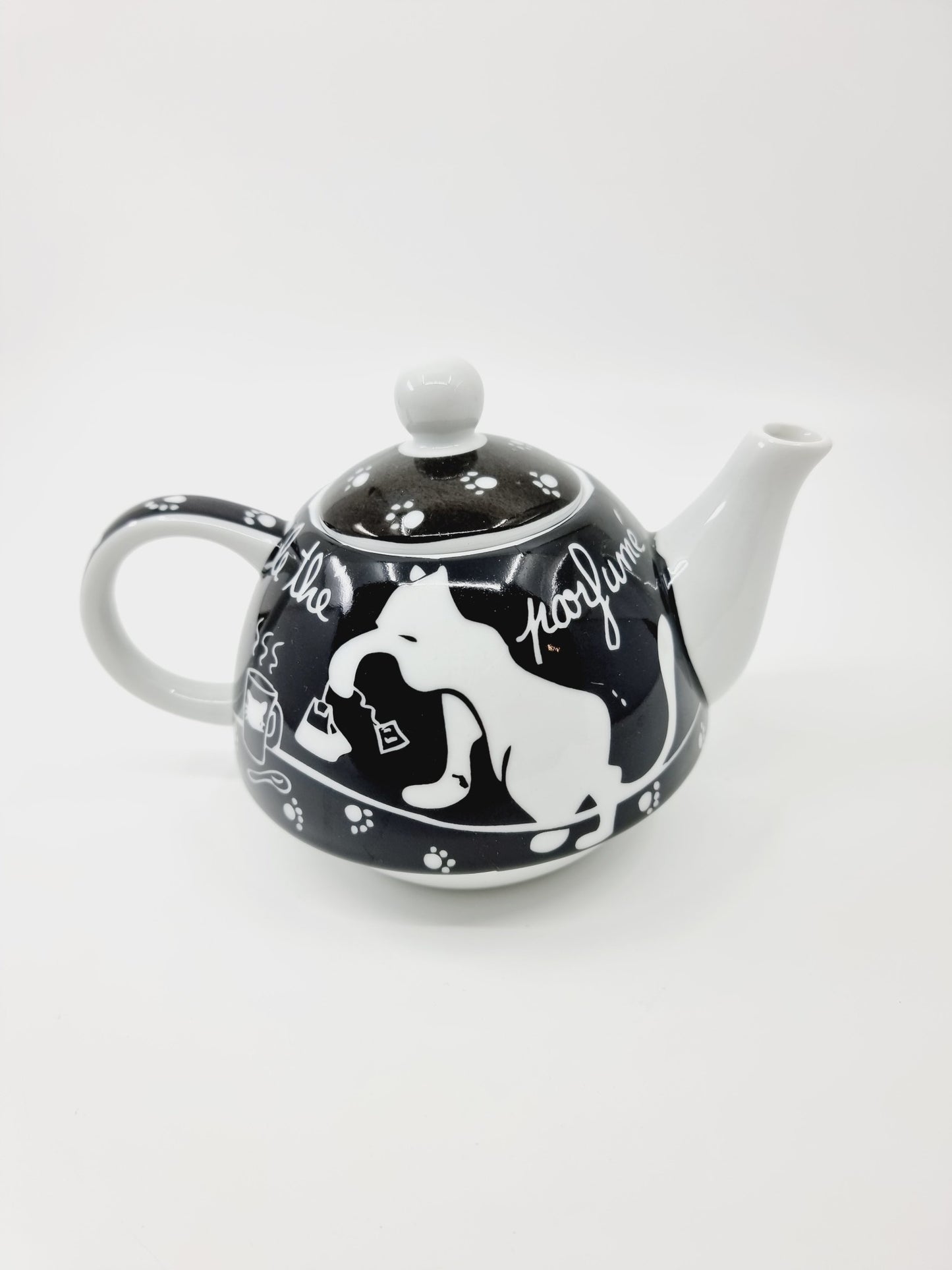 Théière & tasse - Chat