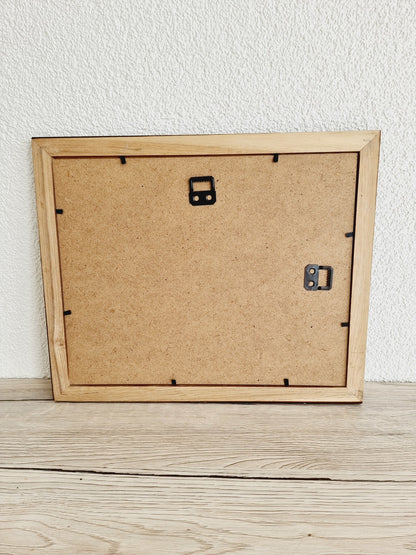 Cadre photo en bois - modèle A