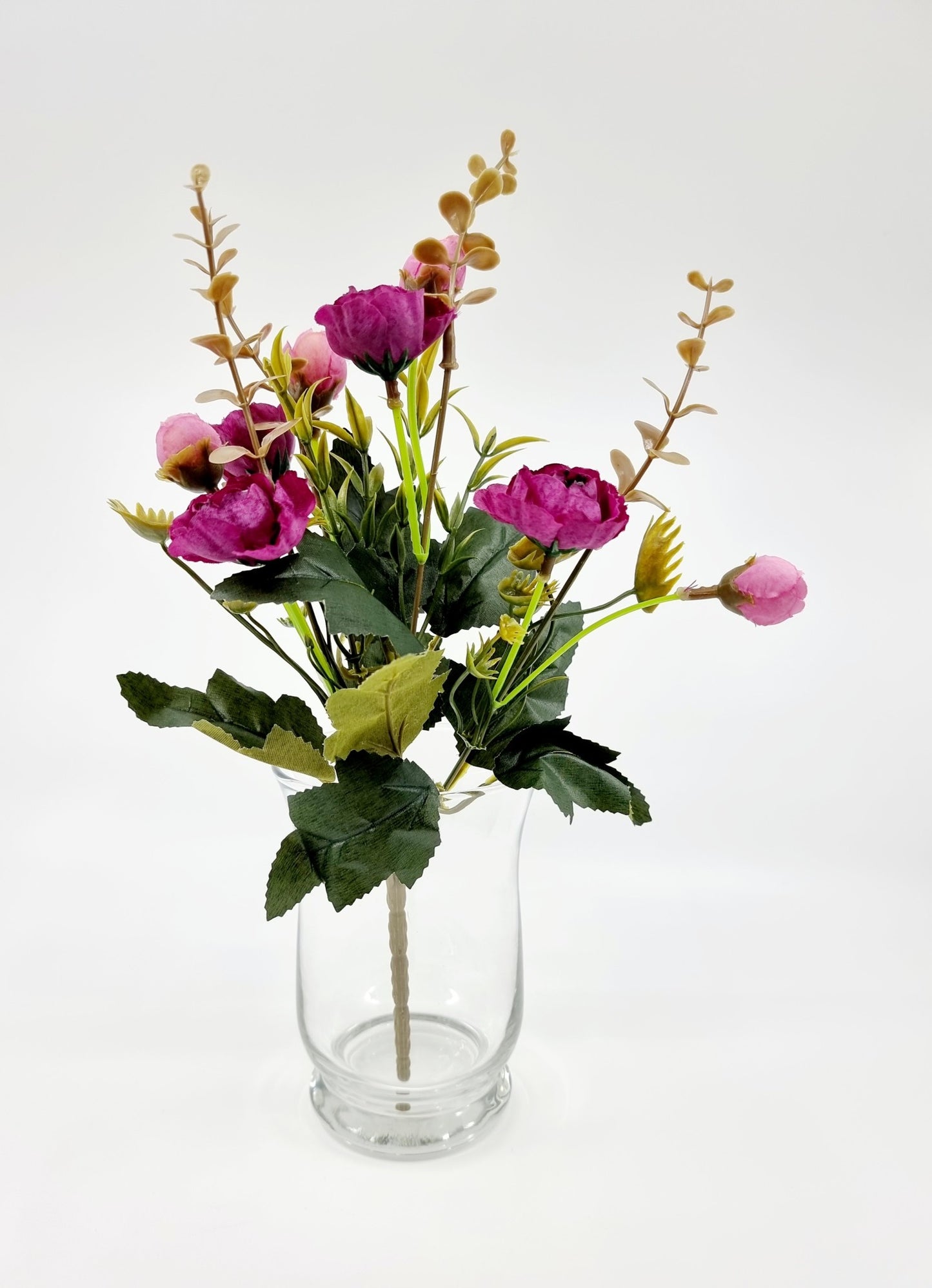 Vase/bougeoir évasé en verre