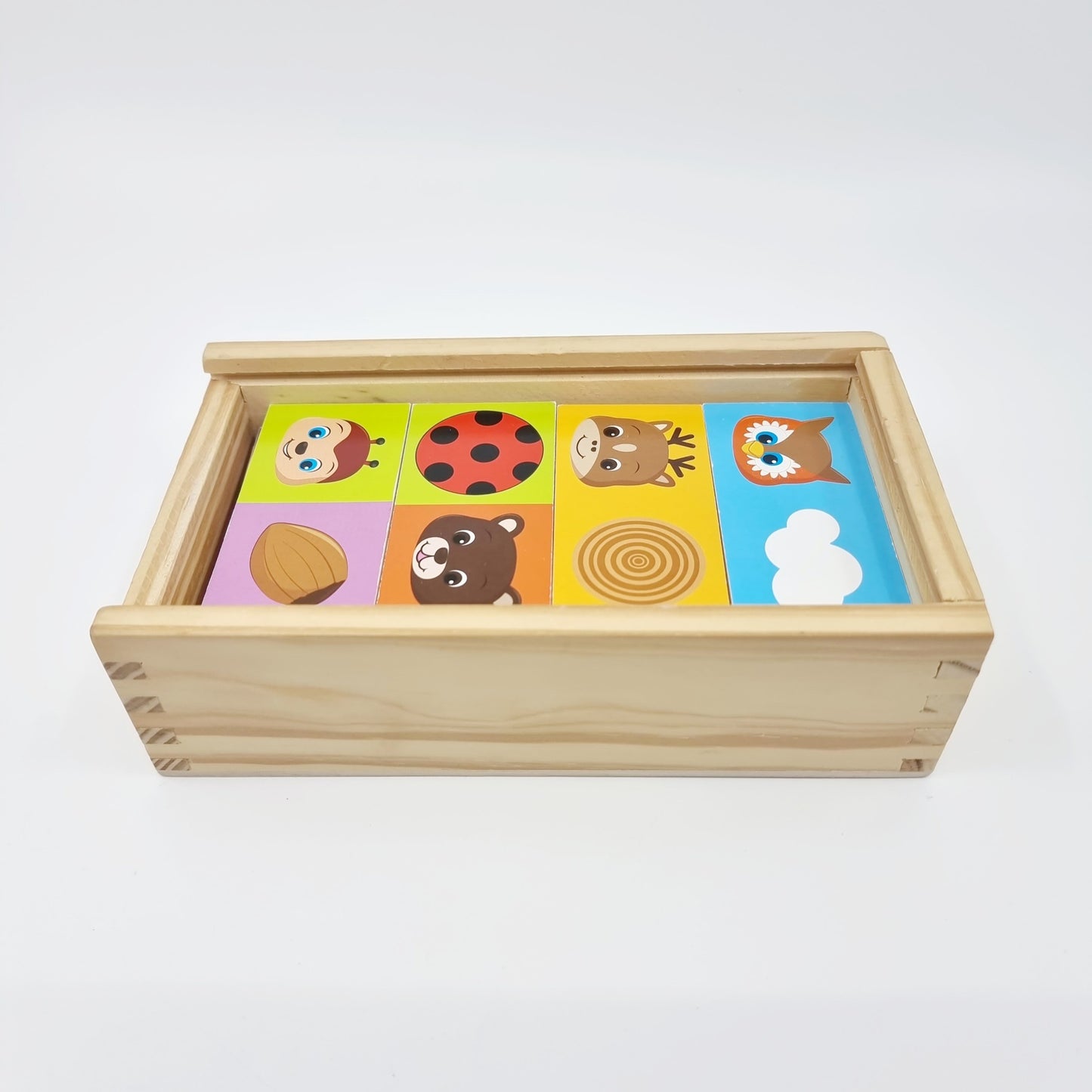 Domino à double face - animaux & chiffres