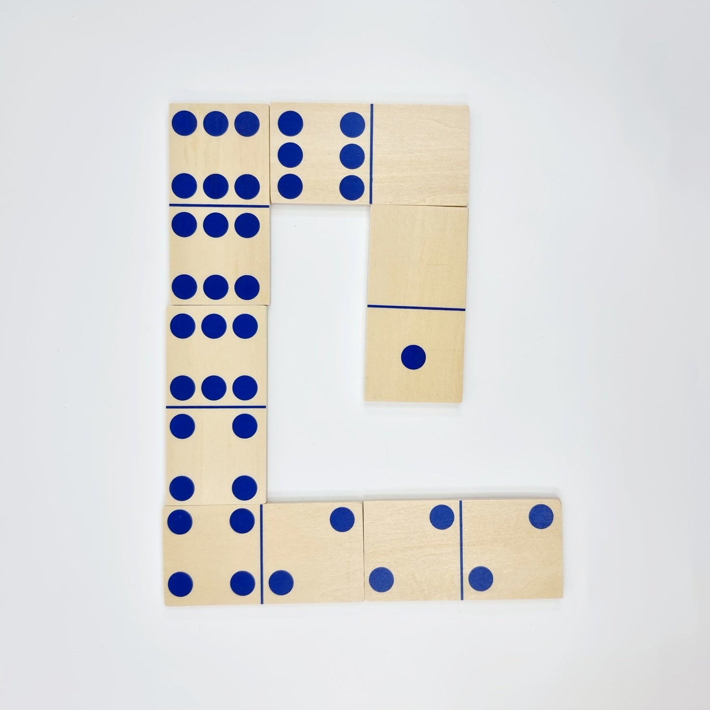 Domino à double face - animaux & chiffres