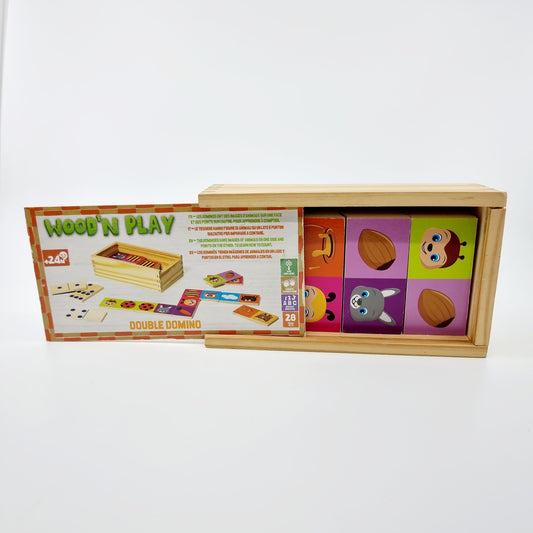 Domino à double face - animaux & chiffres