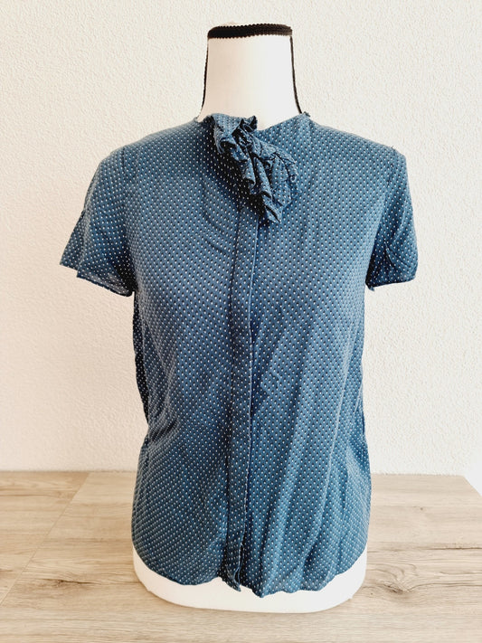 Chemise manches courtes à motif (SIZE : XS)