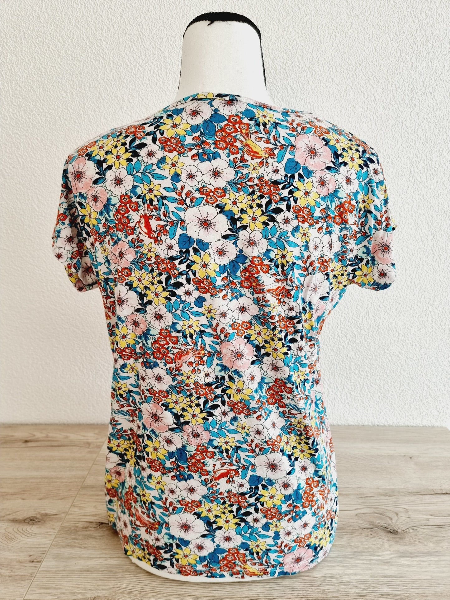 T-shirt fleuri Kookaï (SIZE : T.0 = 34/36)