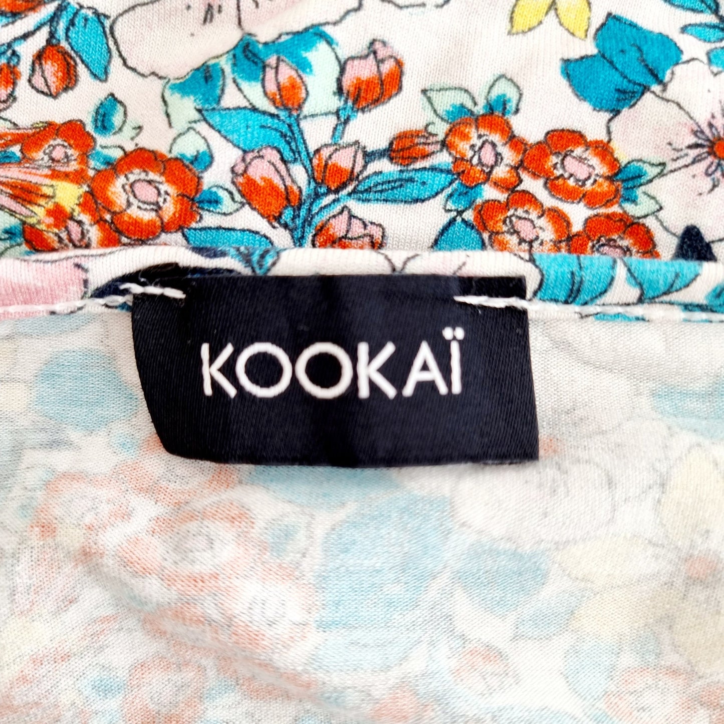 T-shirt fleuri Kookaï (SIZE : T.0 = 34/36)